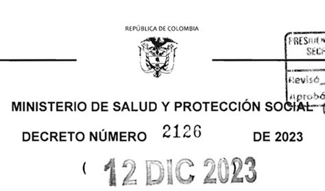 decreto 2126 del 2023